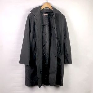 Vintage Barneys New York black dress coat